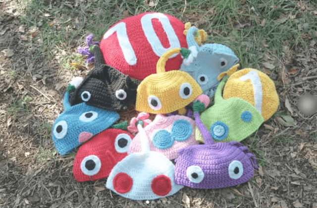 小芝風花が編んだピクミンシリーズ