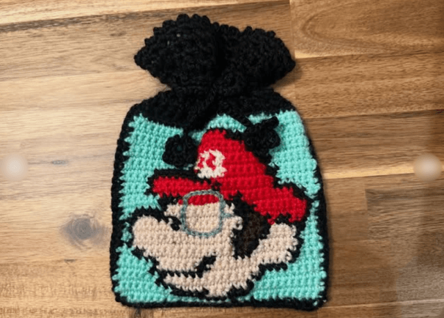 小芝風花が編んだ八嶋智人へのプレゼントの巾着